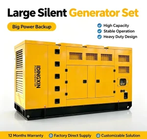 High Voltage 1000kVA 800kW Containerized Diesel Generator Set Heavy Duty Electric Genset for Data Center and Factory