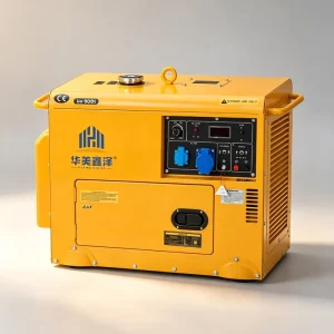 High quality portable household farm diesel generator 6kw 20L large capacity fuel tank customized logo