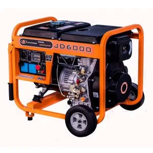 Home 50Hz 60Hz 4-stroke Air-cooled Diesel Generator 5.5kW 7kVA 6kW 7.5kVA 3 Phase Open Frame Type Remote Control ATS 12HP