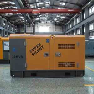 Home AC Three Phase 20kW 25kW 50kVA 100kVA Super Silent Diesel Generator with ATS 50Hz German Technology