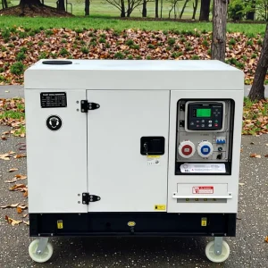 Home Diesel Generator Super Silent 5kw 6kw 7kw 8kw 10kw Air-Cooled 220v 230v 380V 50/60HZ Copper Twisted Wire ATS 5kva 10kva