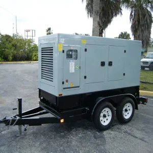 Home Use 20kVA 30kVA 50kVA 60kVA 3Phase Soundproof Diesel Electric Power Generator Set ATS Small Portable Genset