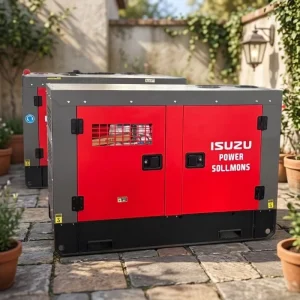 Home Use 36kw 45kva 40kva 50kw Electric Power Silent Small Portable Diesel Generator Genset with ISUZU Engine