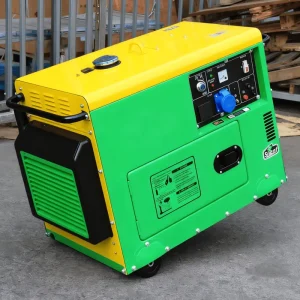 Home Use 5KW Super Silent Portable Diesel Generator Soundproof Low Noise 220V 50Hz With Electric Start & Wheels Factory Price