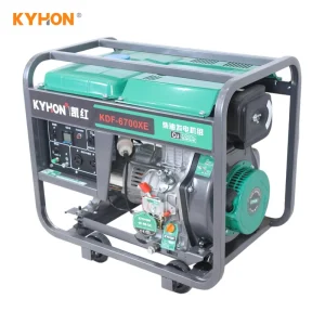 Home Use Fuel-efficient Diesel Generator Air-cooled Diesel Generator Set with ATS 50Hz 5.5KW Electric Start Single/Three Phase