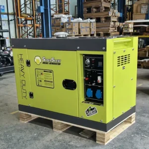 Household Low Noise Portable Diesel Generator 5 12KW High Efficiency Backup Power Supply Outdoor 50 60HZ ATS Soundproof Super