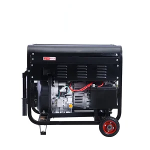 Household Portable Diesel Generator Set 15KW Single Cylinder Air-cooled 30L Fuel Tank 400V/230V Small Power Genset