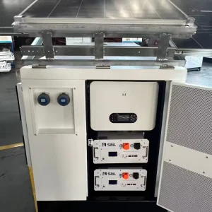 Hybrid Solar Diesel Generator with 45kWh Energy Storage System Grid Factory Peak Shaving Auxiliary Power Supply