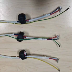 IP67 Automotive Wiring Harness EMI Ferrite Core UL2464 PVC Auto Motorcycle Cable with Fiberglass Sleeve Terminal Connector