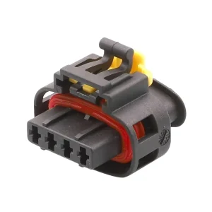 IP67 Waterproof 4 Pin Copper Contact Nylon Housing Auto Electrical Cable Connector Socket for Automotive Sensor