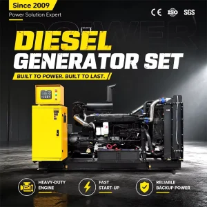 Industrial 200kW Open Type Diesel Generator 250kVA 1500rpm 50Hz 60Hz Emergency Standby Power Supply System