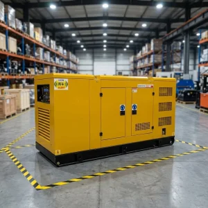 Industrial 50Hz 20-2000KW Water Silent Diesel Generator Cooled for Construction Sites Muffler Soundproof