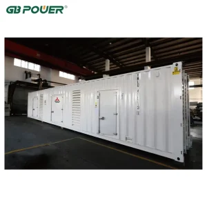 Industrial 50Hz Diesel Genset 1850 KVA MITSUBISHI Engine S16R-PTA2-C Alternator LEROYSOMER ATS