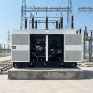 Industrial 64kw 80kva Silent Type Diesel Generator with ATS Three Phase 50Hz/60Hz Soundproof Power Station