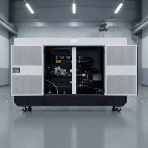 Industrial 80kw 100kva Silent Type Diesel Generator with ATS Three Phase 50Hz/60Hz Soundproof Power Station