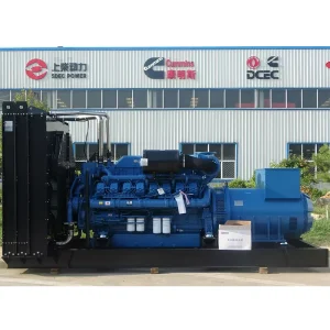 Industrial Diesel Generator Set 1680kW 1500rpm Open Type 50Hz 380V for Factory Hospital Construction Power Supply