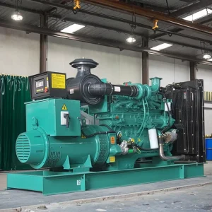 Industrial Diesel Generator Set 200kVA 800kVA Open Type Cummins Engine Water Cooled 50Hz 60Hz for Factory Power Backup