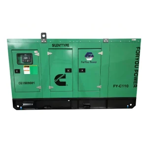 Industrial Grade Heavy Duty Genset Diesel Backup Generator System 110 Kva Hotel Standby Diesel Generator