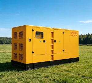 Industrial Grade Silent Diesel Genset 250KW 300KW 400KW Generator Diesel Fuel Saving Auto Start Emergency Power Supply