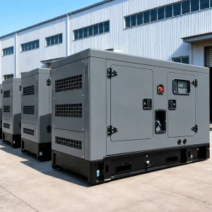 Industrial Heavy Duty Brushless Alternator 100kVA 3 Phase Water Cooled ATS Silent Diesel Generator Set 12 Months Warranty