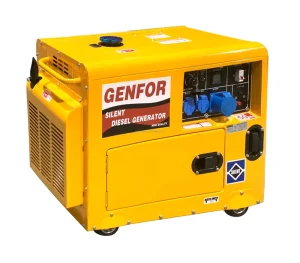 Industrial One Phase 6KW Diesel Generator Heavy Duty for Construction Site