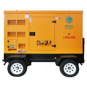 Industrial Portable 50kw 63kva Mobile Type Silent Diesel Generator 24V DC Auto Start 50/60Hz Standby Power for Telecom Base