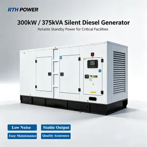 Industrial Silent Diesel Generator 300kw 3 Phase Containerized Power Station with ATS Smart Control for Mining Hospital CE