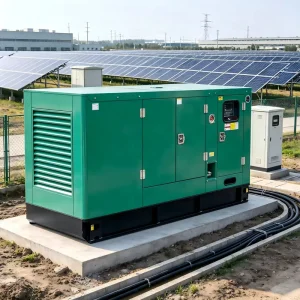Industrial Silent Diesel Generator Three Phase Water Cooled 60hz 136kw 170kva Construction Project Power System