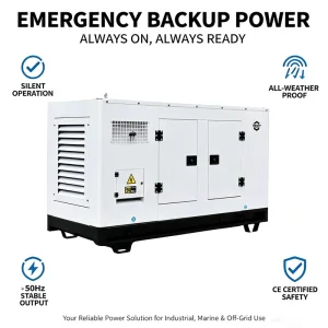 Industry Grade Three Phase Generator Diesel 40Kva 50 Kva Diesel Generator Caterpillar Weichai Diesel Generator 80 Kva