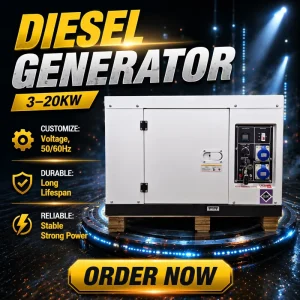 Inverter Permanent Magnet Alternator Electric 8KW 10KW 12KW 15KW 20KW 25KW 30KW 50KW 8KVA 10KVA 12KVA 15KVA Diesel Generators