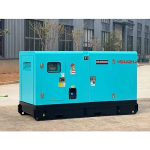 Isuzu Engine 20kw 30kw 70kw Diesel Genset Super Silent 4-Wheel Mobile Trailer ATS 480v 220v