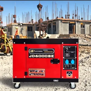 JLT POWER JD6000SE 5KW Silent Portable Air Cooled Diesel Generator with ATS and 50Hz for Home Use