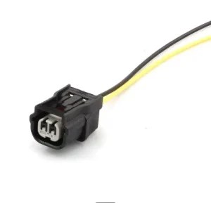 Jinhang0226B Ladies 2-pin Copper IP67 Waterproof Intake Pressure Sensor Headlight Turn Signal Injector Connector Plug Wiring