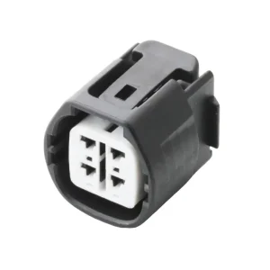 Jinhang043 4 Way Housing 6189 0694 Copper Nylon IP67 Waterproof Male Female Alternator Regulator Repair Black Car Connector