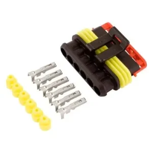 Jinhang1 6p Tyco Amplifier Super Sealed 6 Pin Male Female Copper 10A Waterproof Car Connector IP68 24V