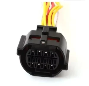 Jinhang145W 14 pin Female sealed Waterproof Car Electrical Enclosure Connector Plug MG656862 with 15cm Wiring Harness
