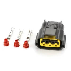 Jinhang3p HL 3way Copper Contact Nylon ABS Housing IP68 Waterproof 5A 50V Male Female Car Adapter Ignition Coil Sensor Connector