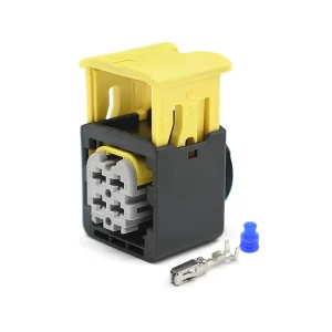 Jinhang4p NCH 4 pin 2.8mm Heavy duty Waterproof Automotive Connector with Brass Contact and Nylon Housing IP67 Protection Level