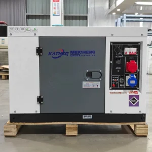 KATHER 10kw 5kw Standby Super Diesel Silent Generator 7 8 9kw Electric Generator for Home Portable Generador Diesel Power Plant