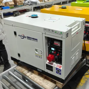 KATHER 5KW 10KW 15KW Silent Diesel Generator With Solar Dry Contact Switch 10KVA 12KVA 15KVA Mobile Power Station Diesel Genset