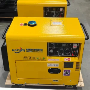KATHER 5kva 6kva 8kva 10kva 12kva Air Cooled Diesel Generator Set 5KW 10KW Genset Generator with ATS Option for Household Use