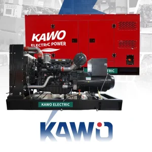 KAWO DC Silent Open Frame Single Phase Diesel Generator Set 50 60Hz Fast Start 1800 RPM Auto Start Water Cooled Hospital Use ATS