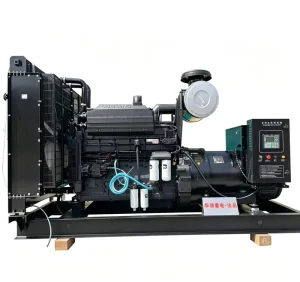 KTA19 G8 475KW 593KVA 6 Cylinder Water Cooled Open Frame Diesel Generator Set Auto Start 1500 1800 RPM 50 60HZ