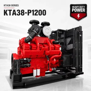KTA38 Series KTA38-P1200 809kW 1500rpm Industrial Diesel Engine Turbocharged Aftercooled Power Unit for Pumps and Drainage