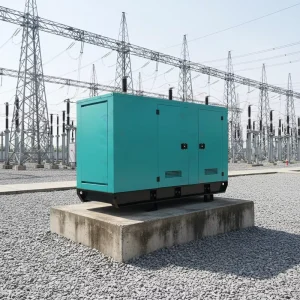 Kairui 100kw 125kva 200kw Super Silent Diesel Generator Set Open Frame ATS