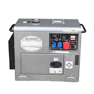 Kunan Fast Delivery Portable Diesel Generator 5kva to 10kva Single & Three Phase Silent 5kw to 20kw Rated Power