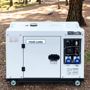 LETON POWER 15kW Single Phase Open Silent Diesel Generator Home Use 50 60Hz ATS 10kVA 6kVA Soundproof Standby High Efficiency