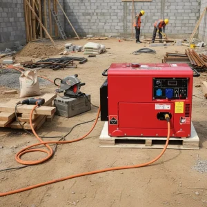 LK800W 10KW 10KVA 50/60Hz Silent Diesel Generator with Multi-Protection for Industrial Construction