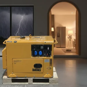LK800W 10KW 10KVA Portable Silent Diesel Generator 110V-380V for Residential Emergency Backup