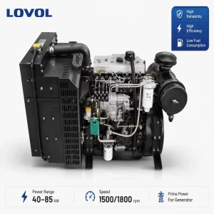 LOVOL 1004 Series 44 94KW 1500 1800RPM 4 Cylinder Inline Water Cooled 4 Stroke Heavy Duty Industrial Diesel Engine